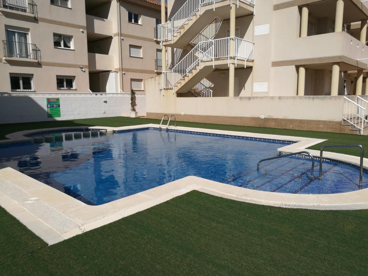 Apartamento Con Piscina Y Terraza Con Vista Al Mar Vinarós Luaran gambar